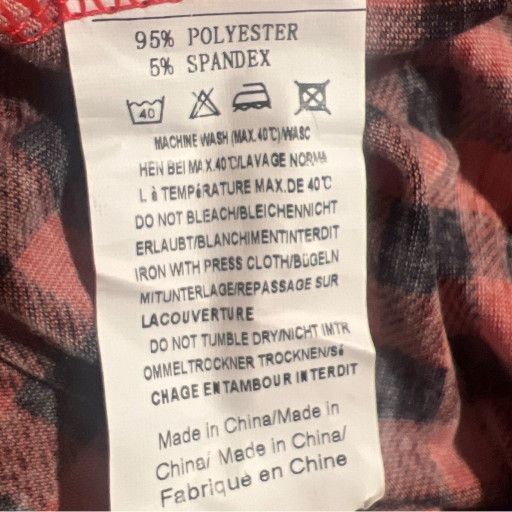 Ekouaer Women’s Plaid 3/4 Sleeve Button Down Sleep Dress/Sleep Shirt/Pajamas|NEW - Picture 10 of 10